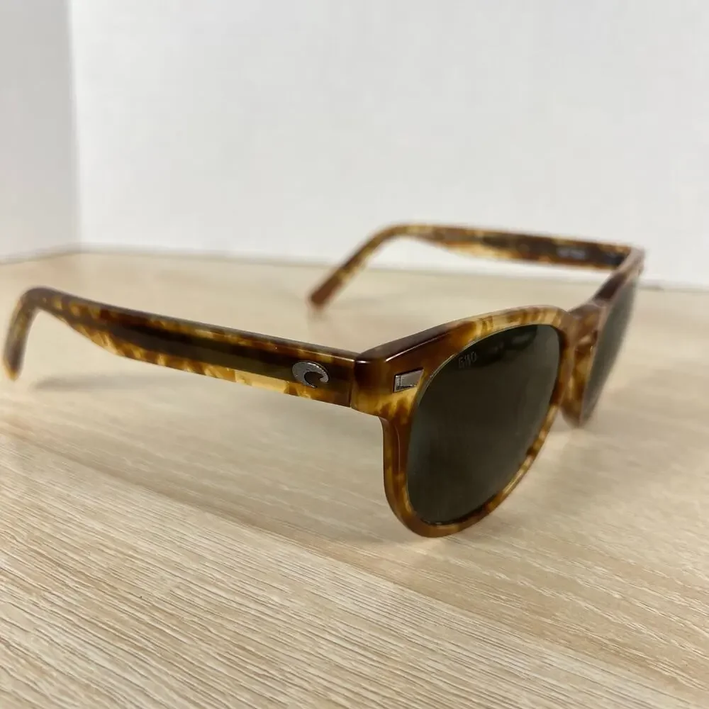 Costa Del Mar Del Mar DEL 206 Sunglasses 580 Brown Cream Tortoise